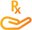 hand with Rx icon