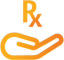 hand with Rx icon