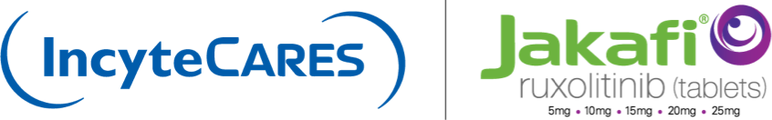 Logo for IncyteCARES Connecting to Access, Reimbursement, Education and Support