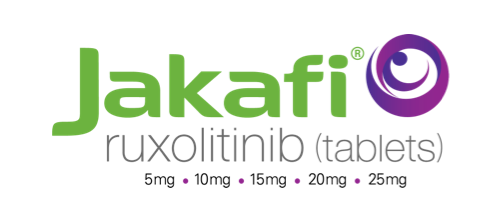 Jakafi (ruxolitinib) tablets logo